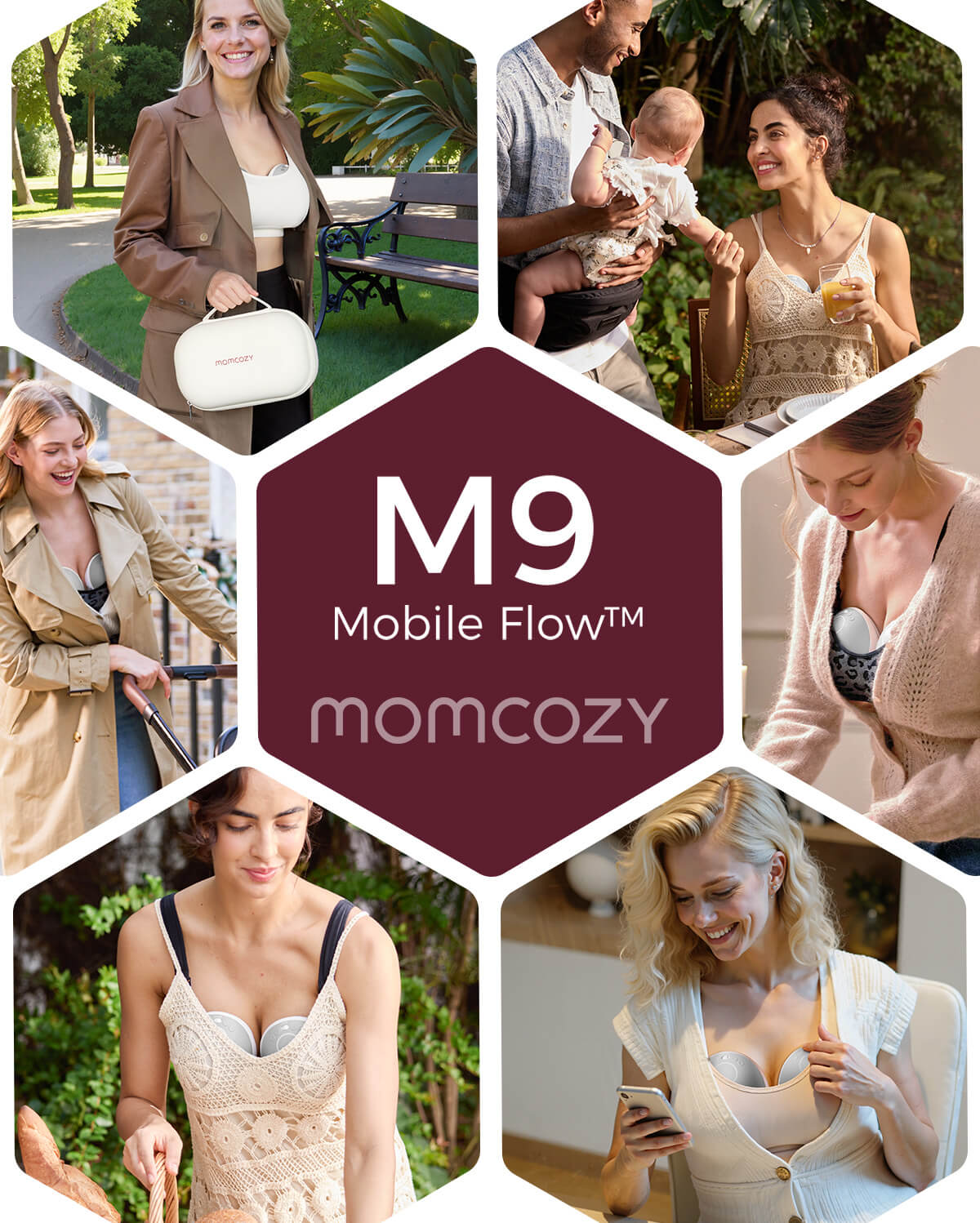 Mobile Flow™ Hands-Free Breast Pump | M9