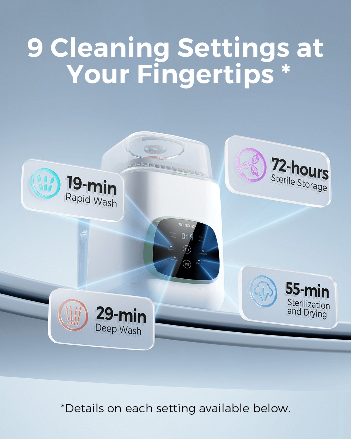 KleanPal Pro Baby Bottle Washer and Sterilizer