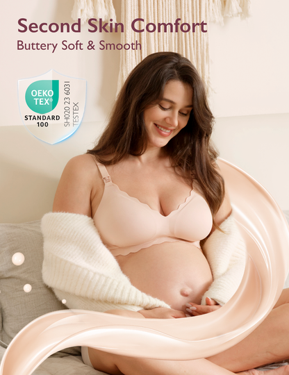 Jelly Strip Seamless Nursing Bra YN46