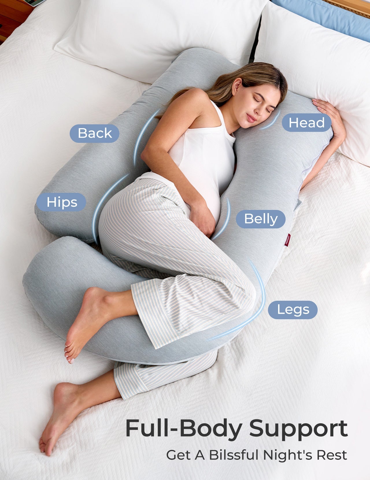 Huggable -  U Shaped Maternity Body Pillow