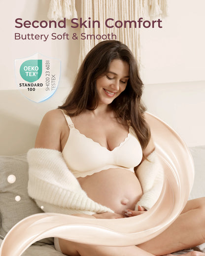 Jelly Strip Seamless Nursing Bra YN46