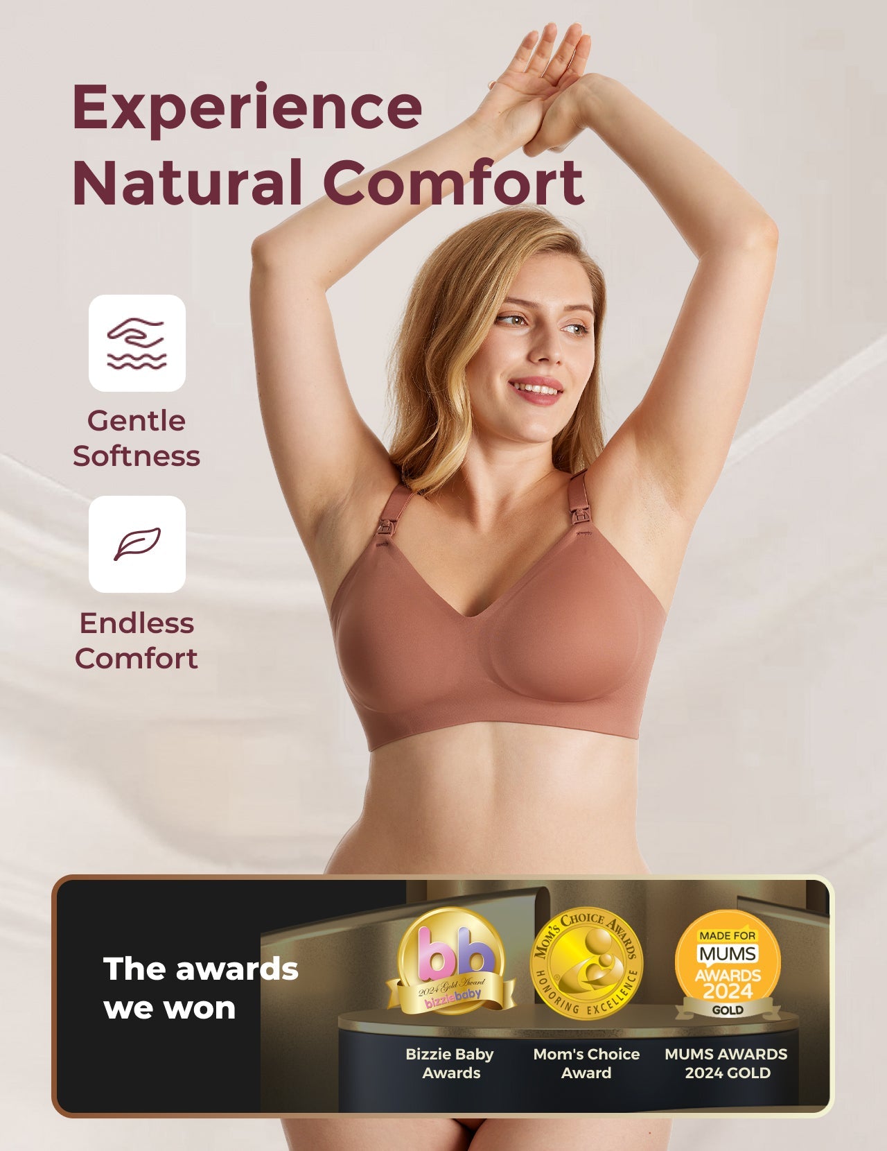 Ultra Soft Seamless Nursing Bra YN21