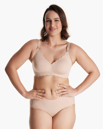 Jelly Strip Seamless Nursing Bra YN46