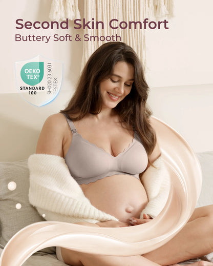Jelly Strip Seamless Nursing Bra YN46
