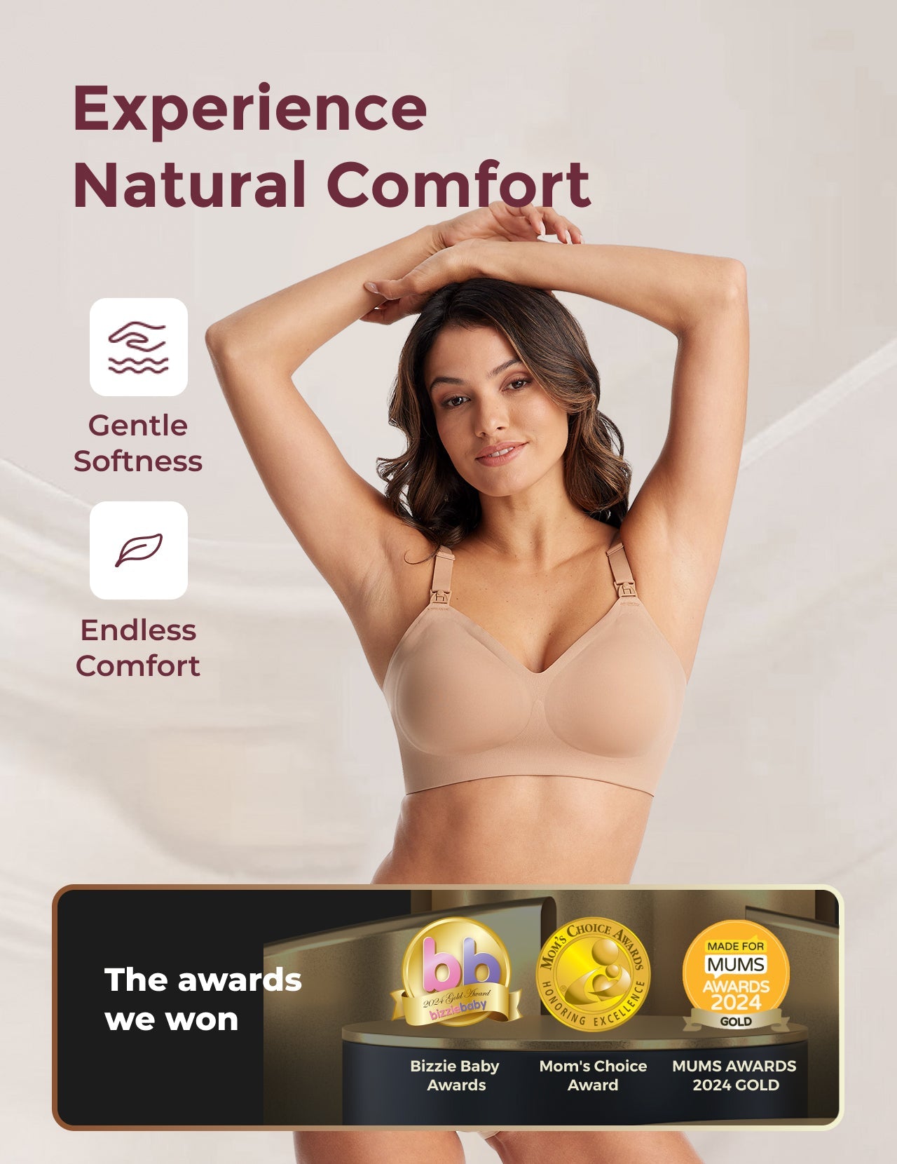 Ultra Soft Seamless Nursing Bra YN21