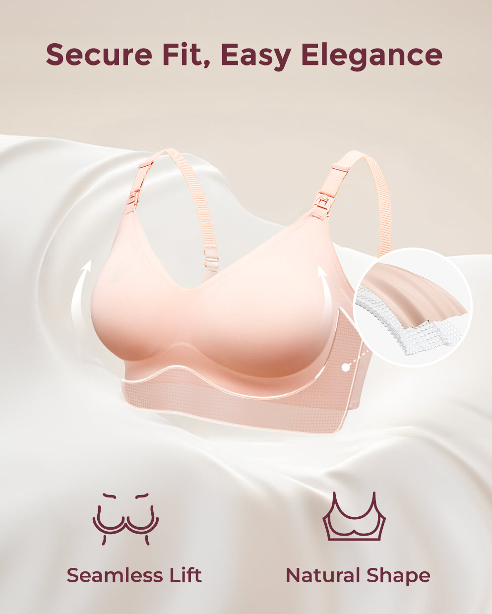Ultra Soft Seamless Nursing Bra YN21