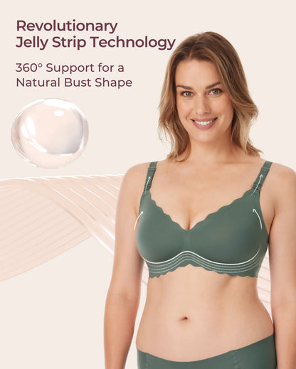 Jelly Strip Seamless Nursing Bra YN46