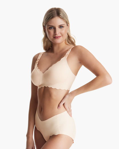 Jelly Strip Seamless Nursing Bra YN46