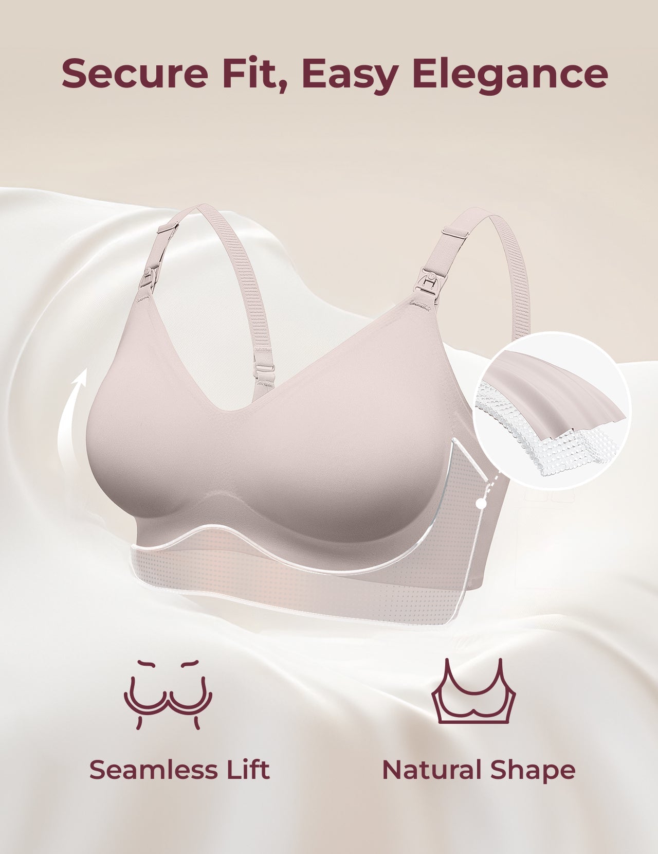 Ultra Soft Seamless Nursing Bra YN21