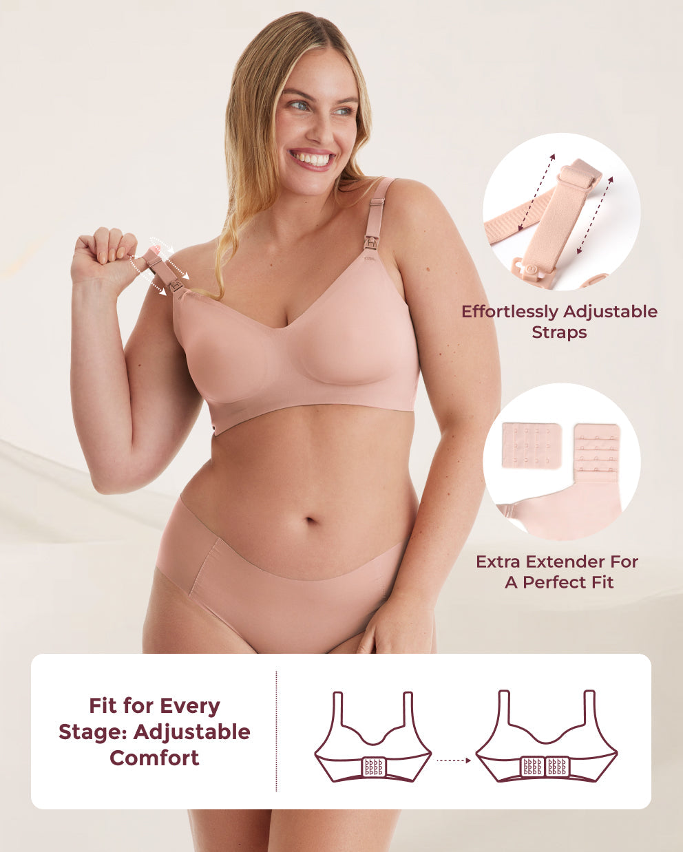 Ultra Soft Seamless Nursing Bra YN21