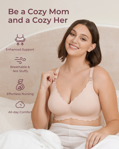Jelly Strip Seamless Nursing Bra YN46