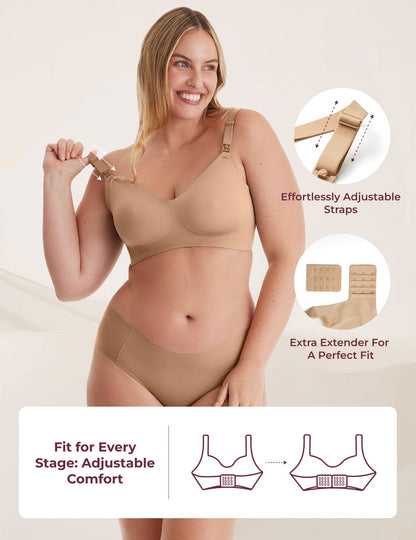 Ultra Soft Seamless Nursing Bra YN21