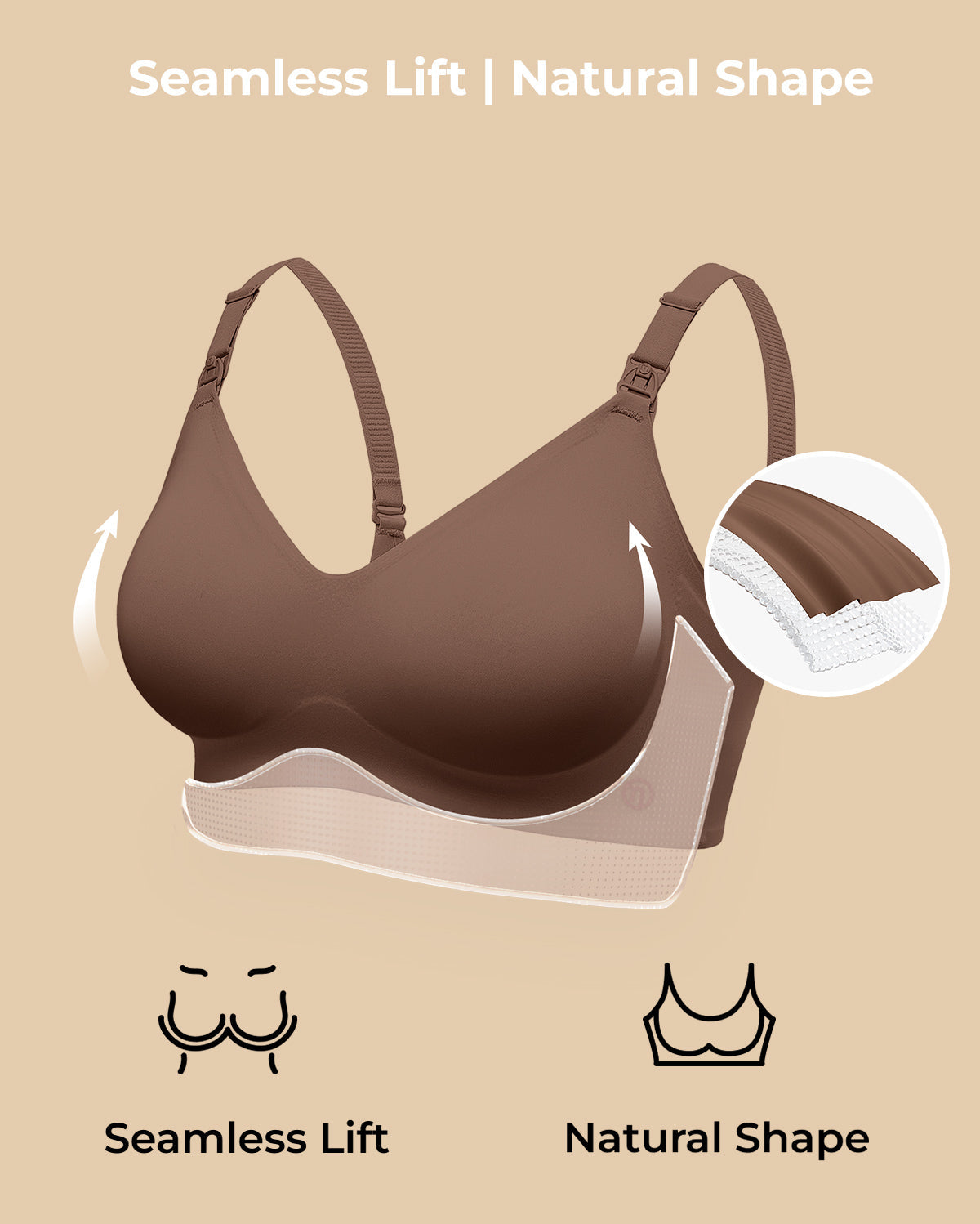 Ultra Soft Seamless Nursing Bra YN21