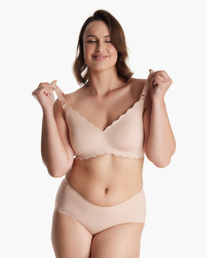 Jelly Strip Seamless Nursing Bra YN46