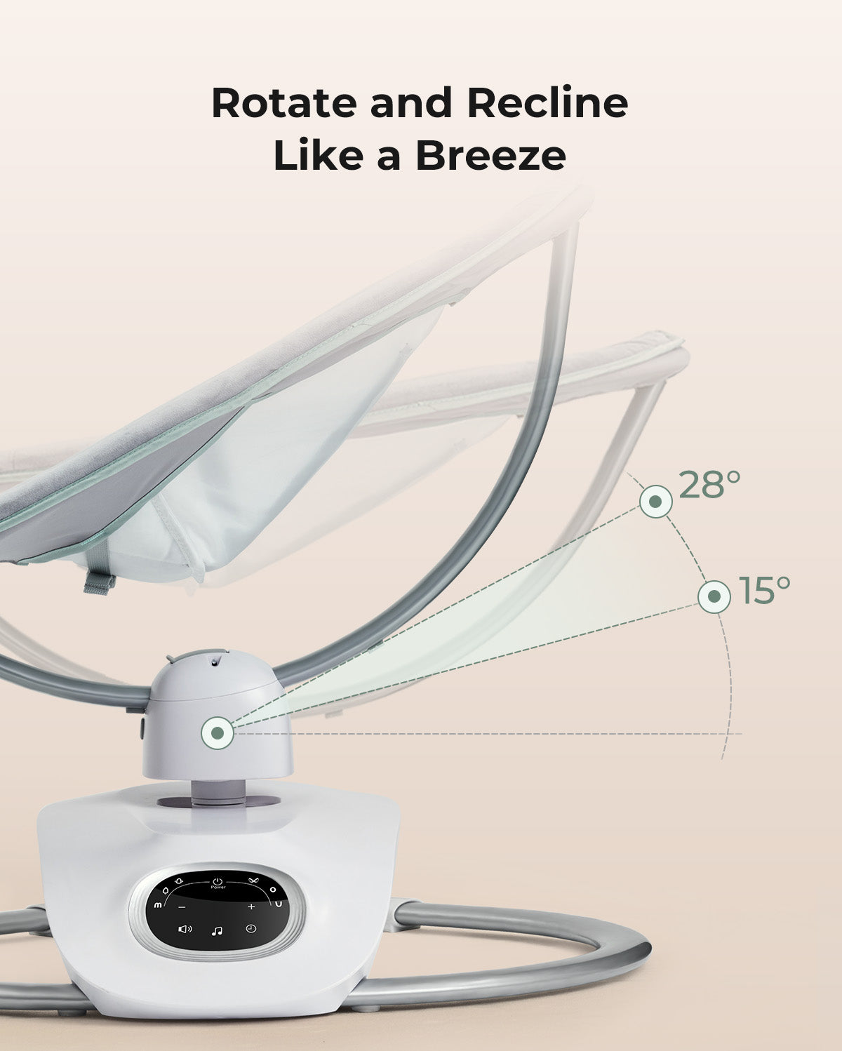 CocoSway 3D-Motion Electric Baby Swing