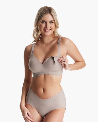 Jelly Strip Seamless Nursing Bra YN46