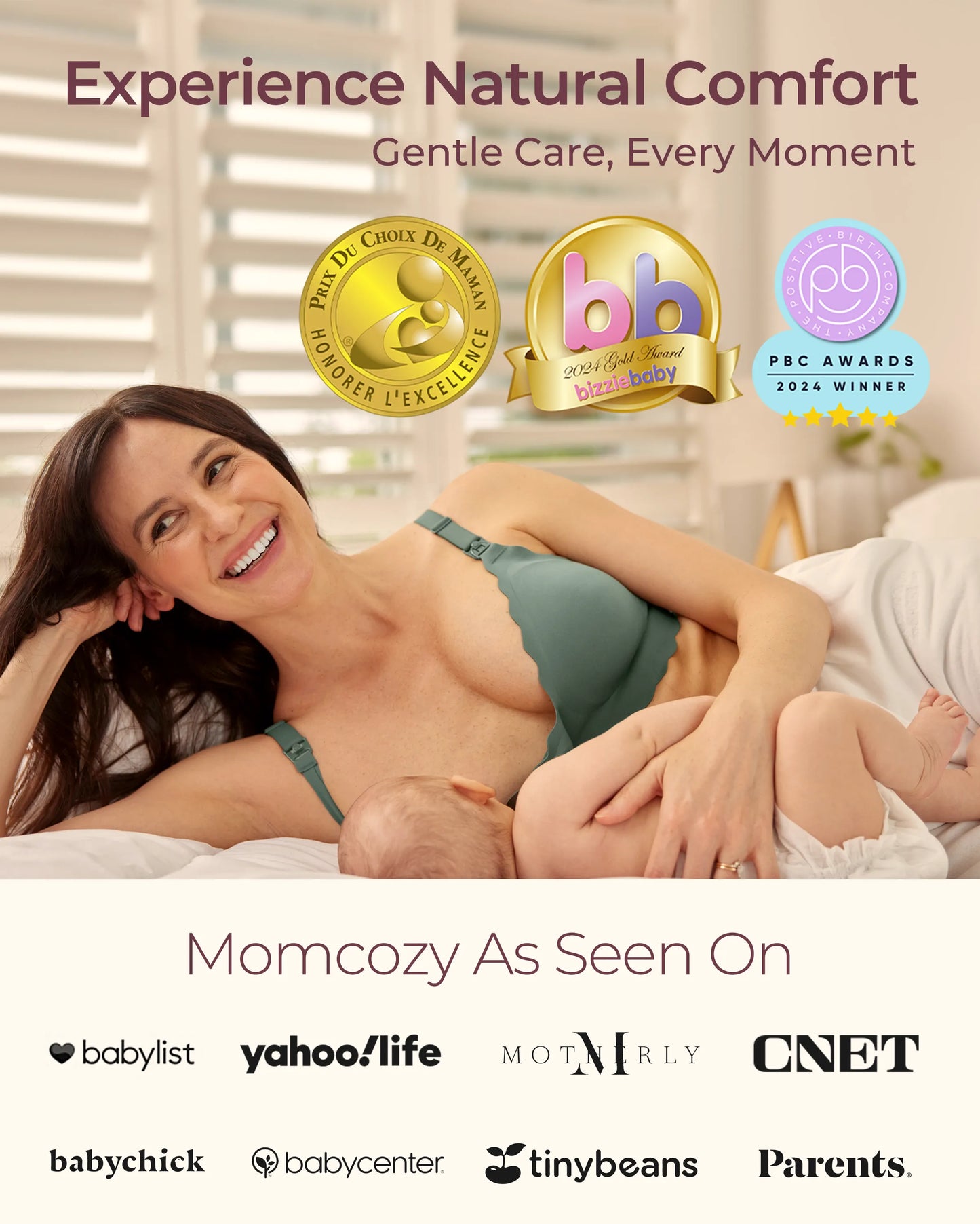 Jelly Strip Seamless Nursing Bra YN46