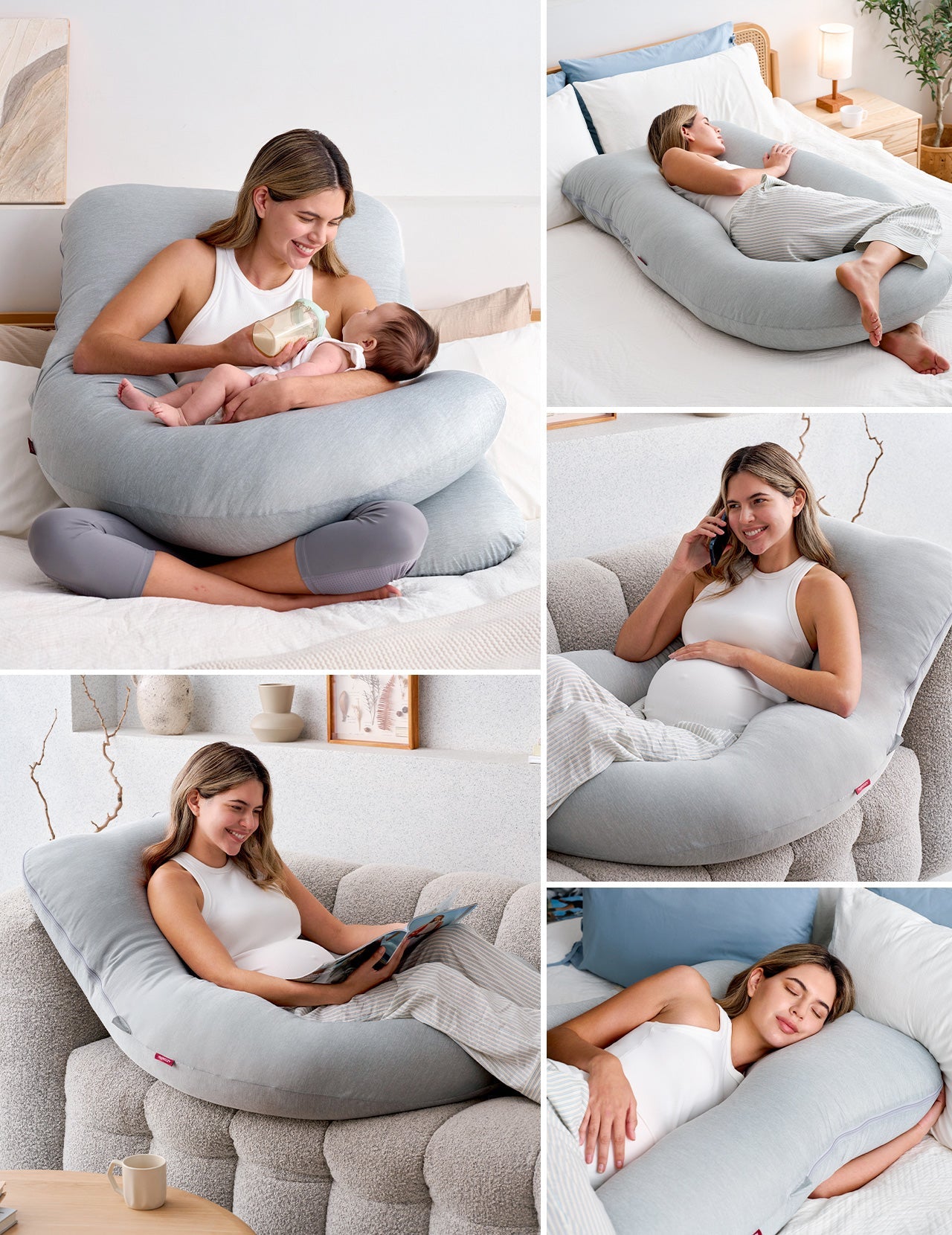 Huggable -  U Shaped Maternity Body Pillow