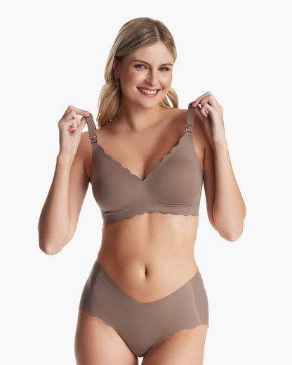 Jelly Strip Seamless Nursing Bra YN46