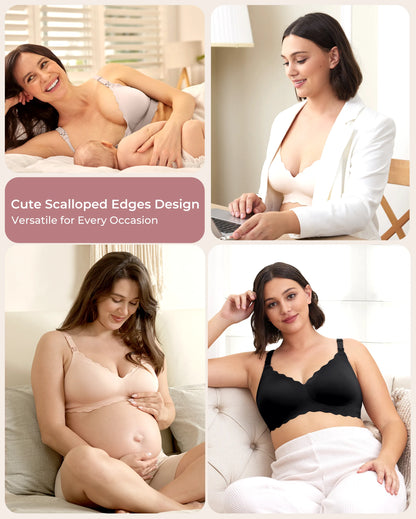 Jelly Strip Seamless Nursing Bra YN46