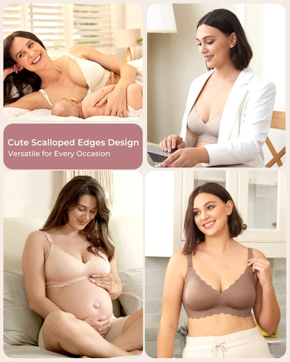 Jelly Strip Seamless Nursing Bra YN46