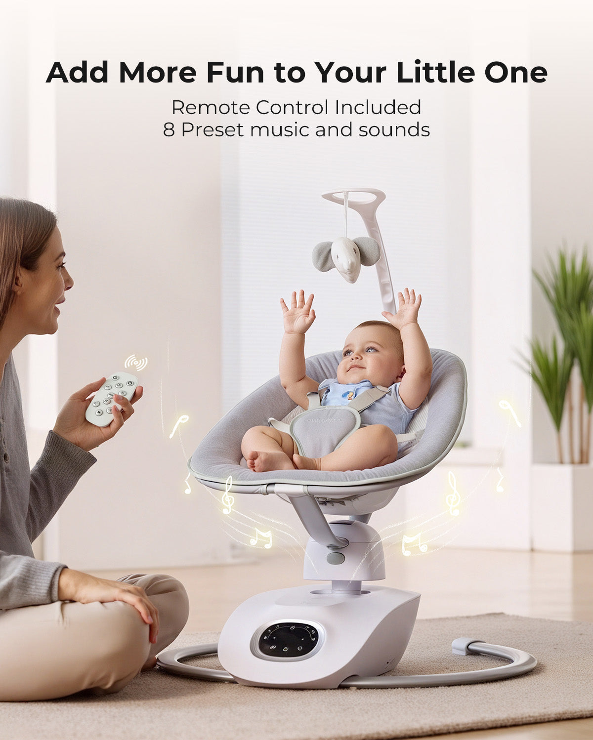 CocoSway 3D-Motion Electric Baby Swing