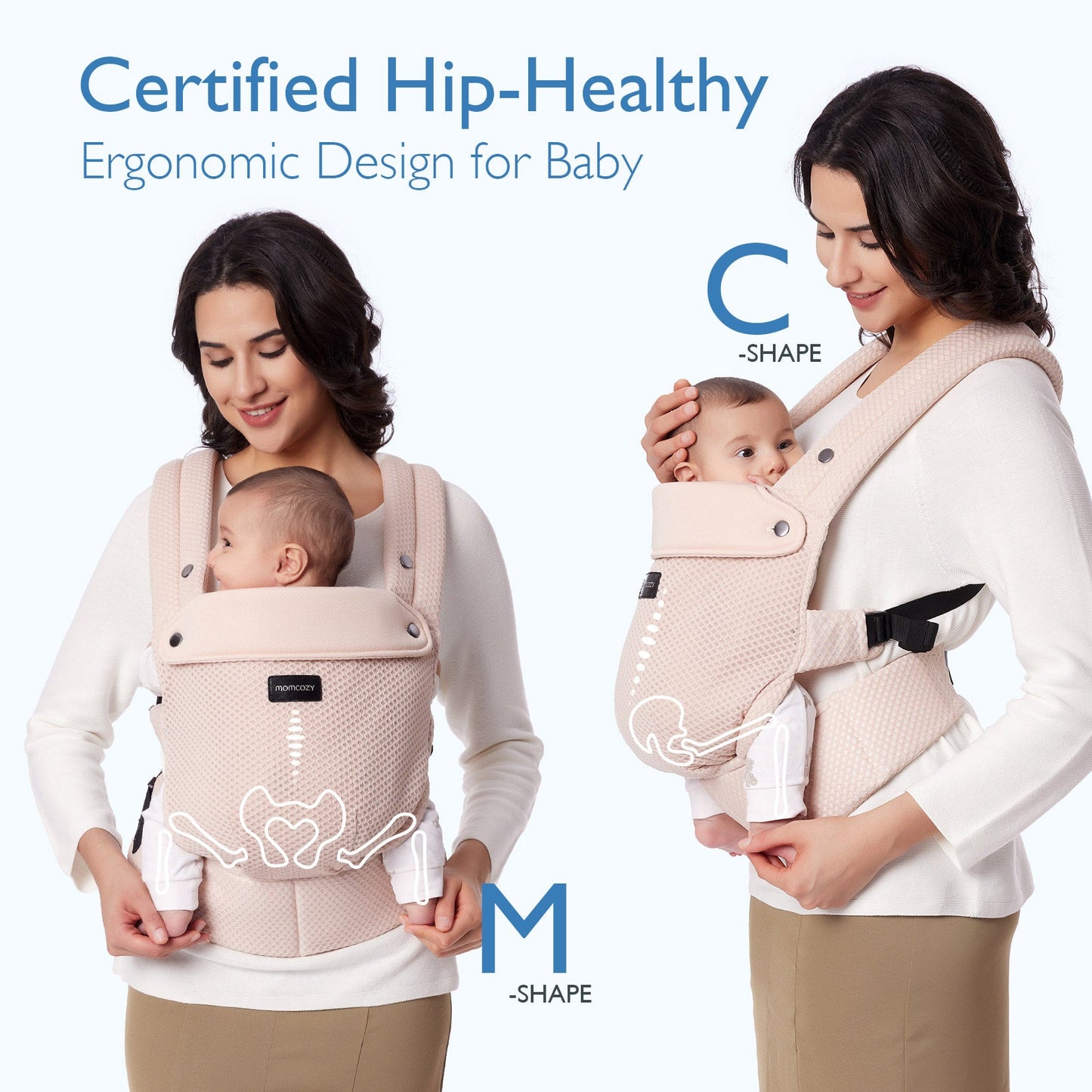 PureHug Baby Carrier - Ergonomic Cozy & Lightweight