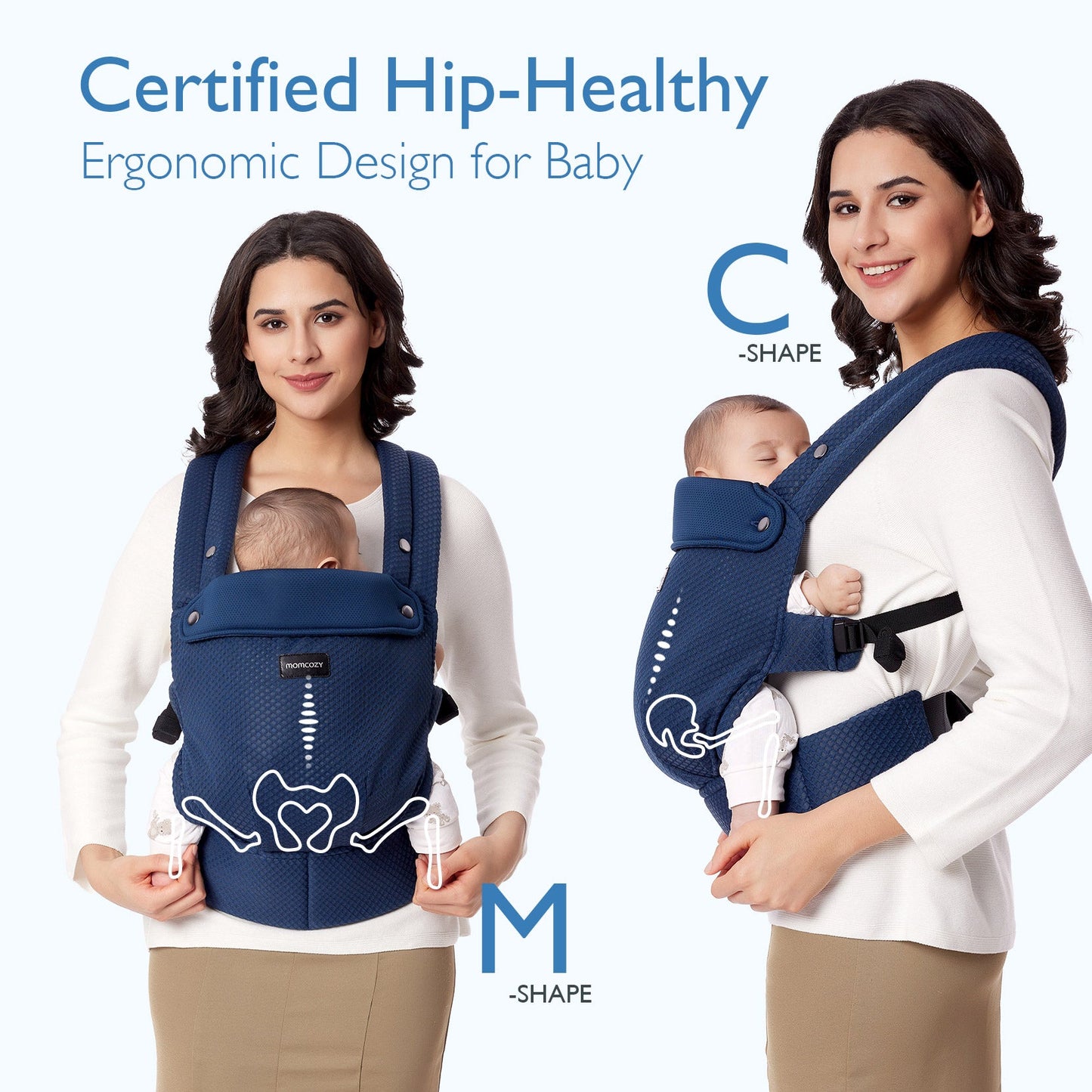 PureHug Baby Carrier - Ergonomic Cozy & Lightweight