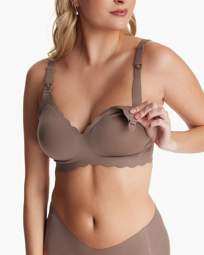 Jelly Strip Seamless Nursing Bra YN46
