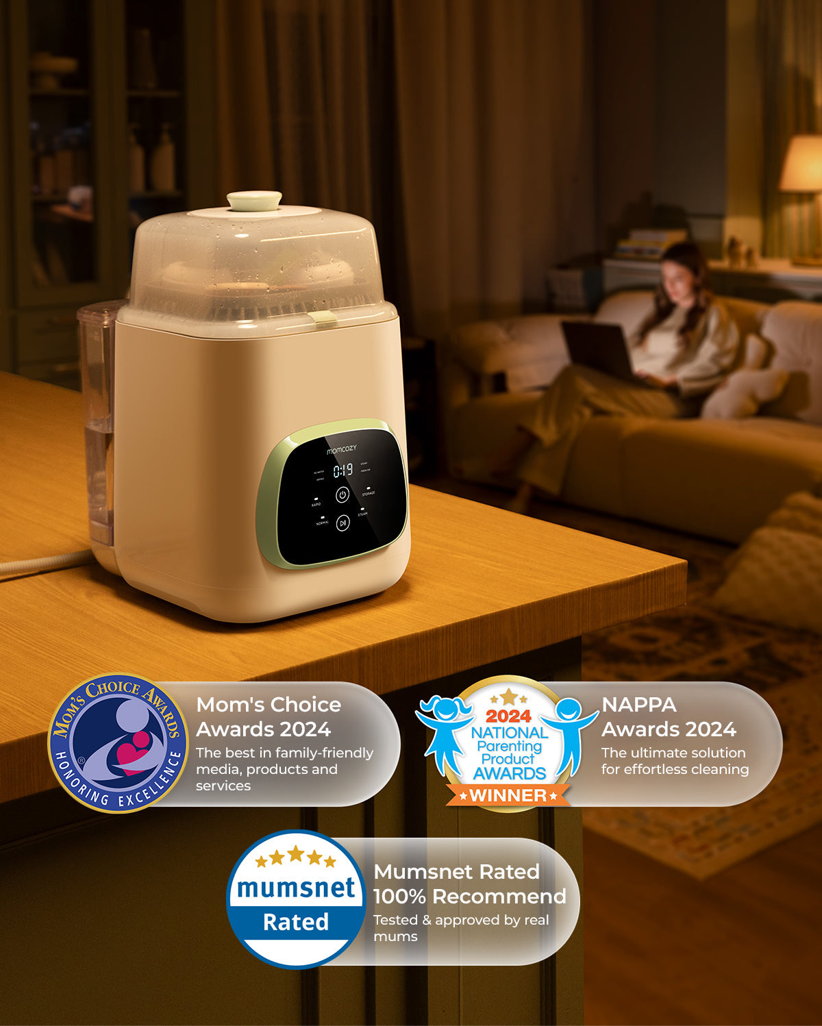 KleanPal Pro Baby Bottle Washer and Sterilizer