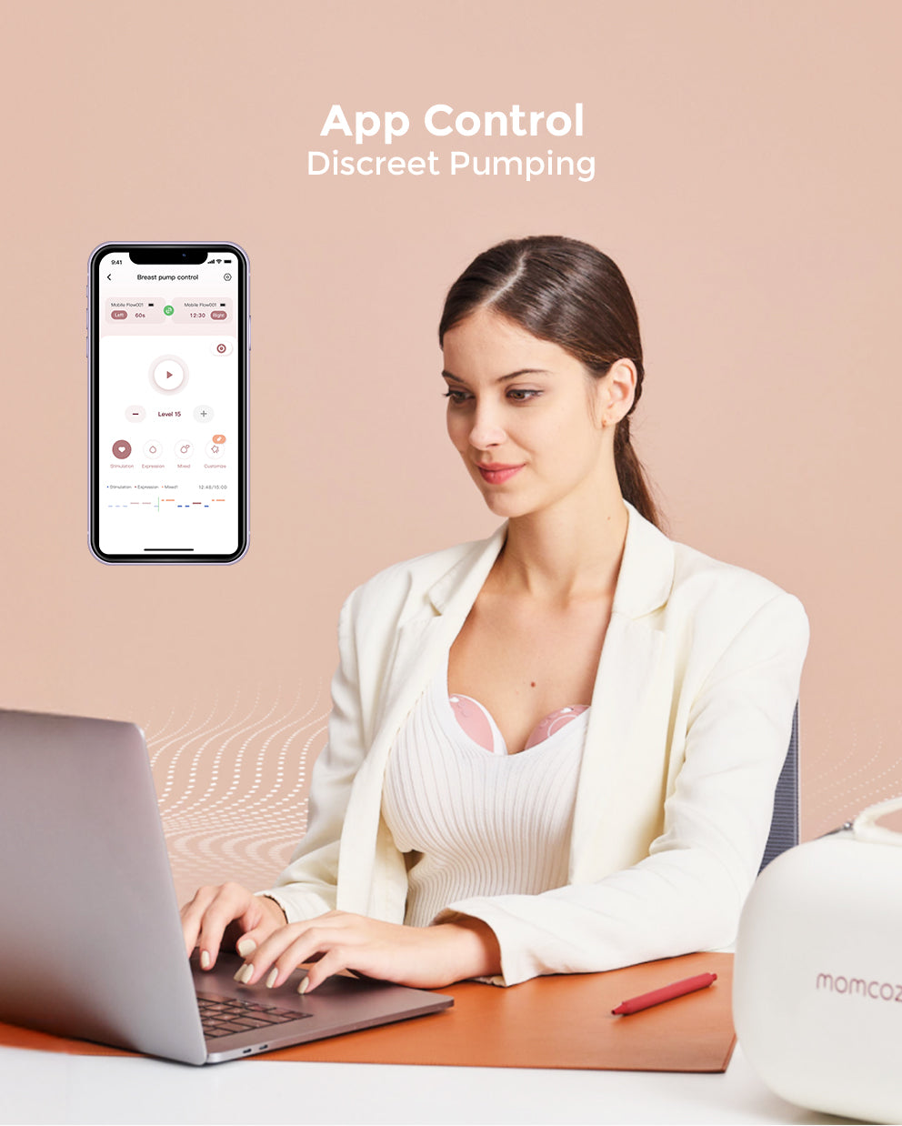 Mobile Flow™ Hands-Free Breast Pump | M9