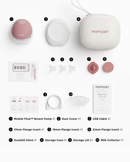 Mobile Flow™ Hands-Free Breast Pump | M9