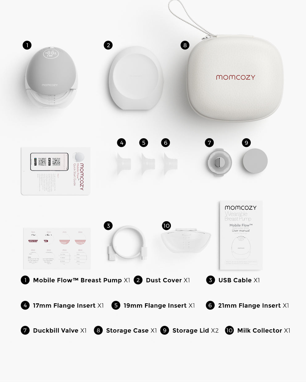 Mobile Flow™ Hands-Free Breast Pump | M9