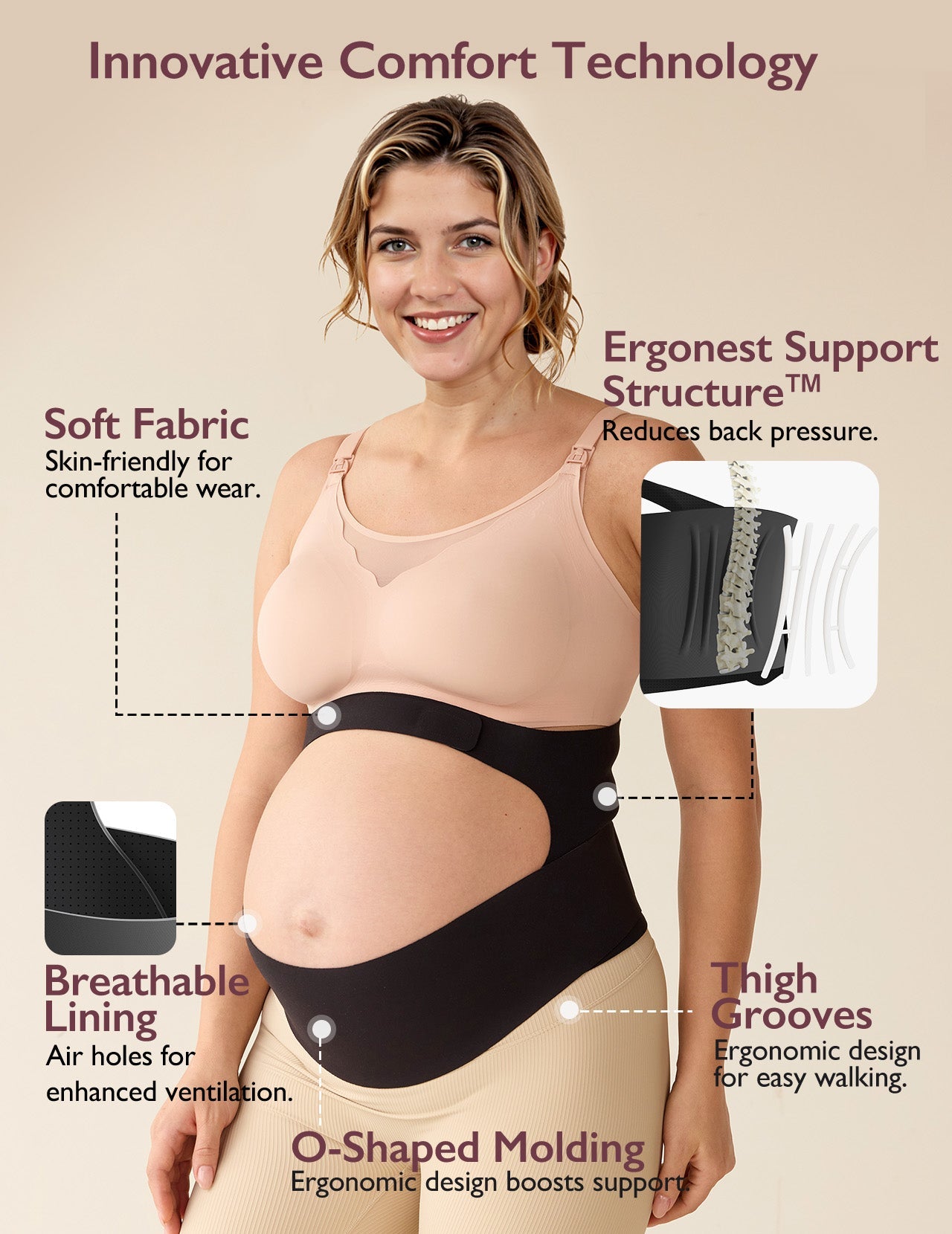 BumpEase - Ergonest Maternity Belly Band