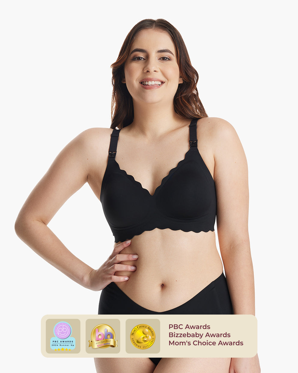Jelly Strip Seamless Nursing Bra YN46